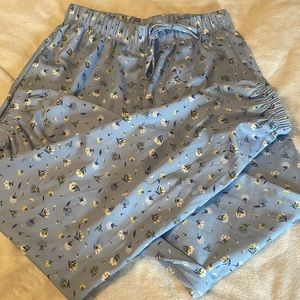 Large flower pants
